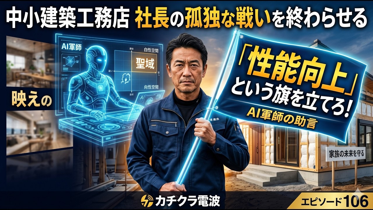 video thumbnail for '「性能向上リノベーション」という旗を立てろ ── AI軍師の助言'