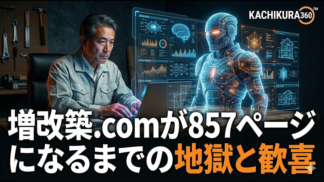 video thumbnail for '「増改築.com」が857ページになるまでの地獄と歓喜【カチクラ電波E99】'
