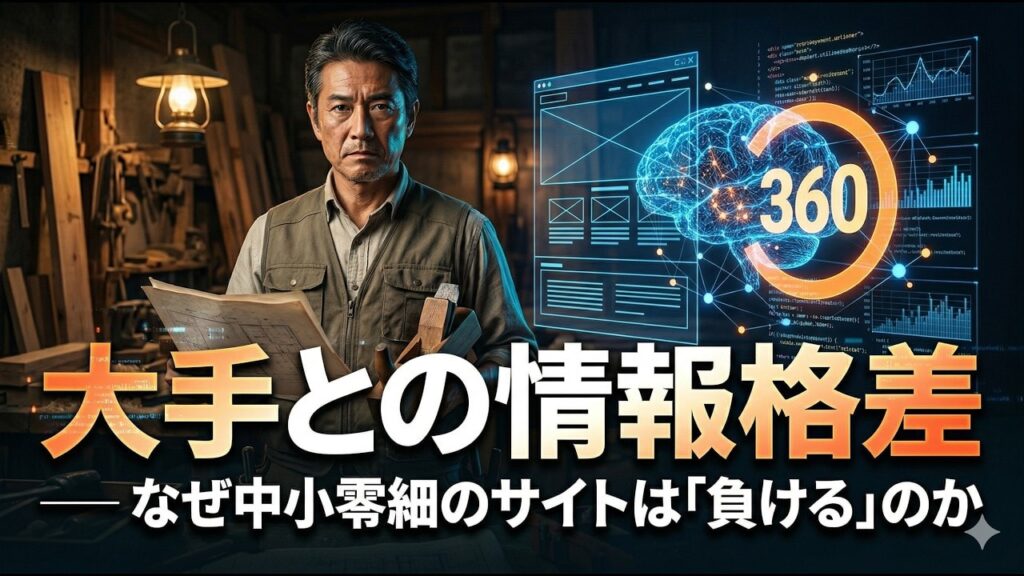 video thumbnail for '大手との情報格差 ── なぜ中小零細のサイトは「負ける」のか【カチクラ電波E98】'